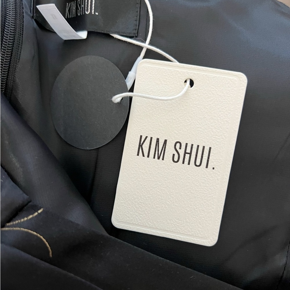 Kim Shui One-Shoulder balloon Black and pink Dress - Picture 7 of 7